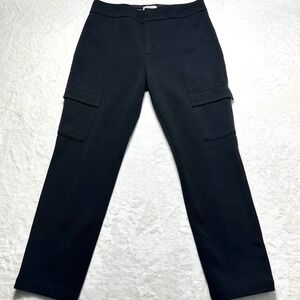 Anthropologie The Essential Slim Cargo Pants Black Sz 8 Career Interview‎ Casual
